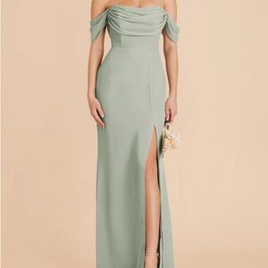 BIRDY GREY - MIRA CONVERTIBLE DRESS - CHIFFON SAGE - SIZE MEDIUM